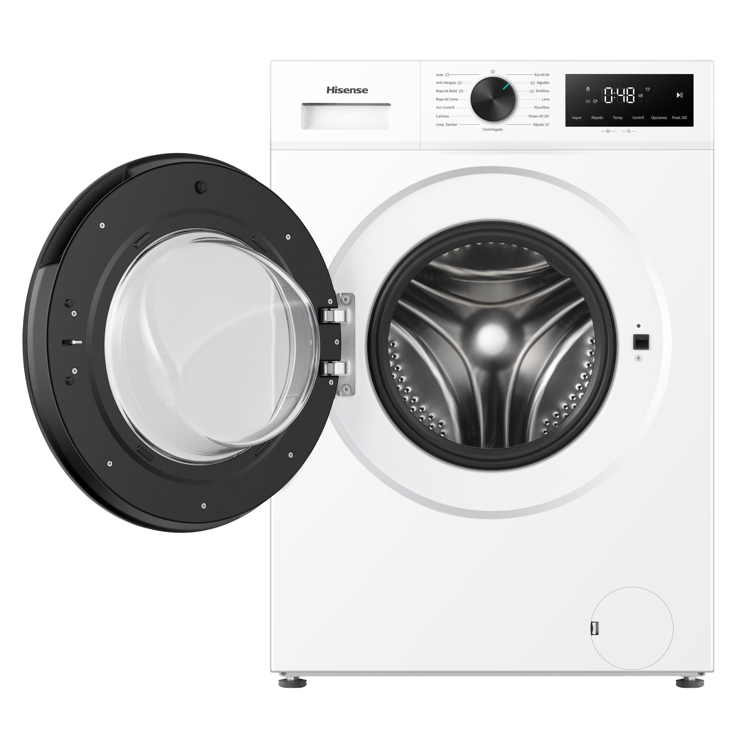 Hisense - WF1I1342BWM – Lavadora De Libre Instalación, Clase A, 13 Kg, 1400 rpm, Blanco
