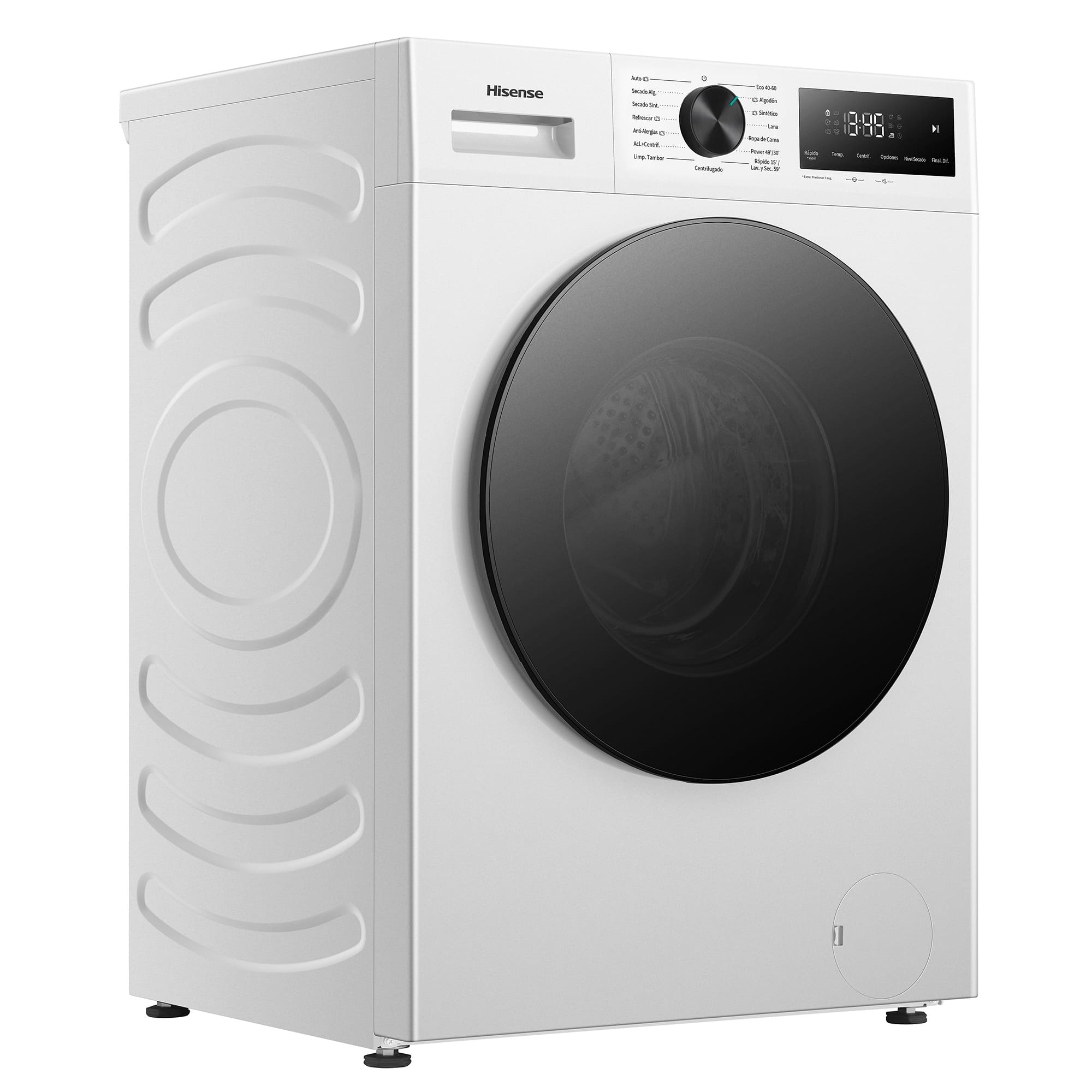 Hisense - WD1I1142BWL2 – Lavasecadora De Libre Instalación, Clase D, Capacidad 11 kg/7 kg, 1400 rpm, Color Blanco