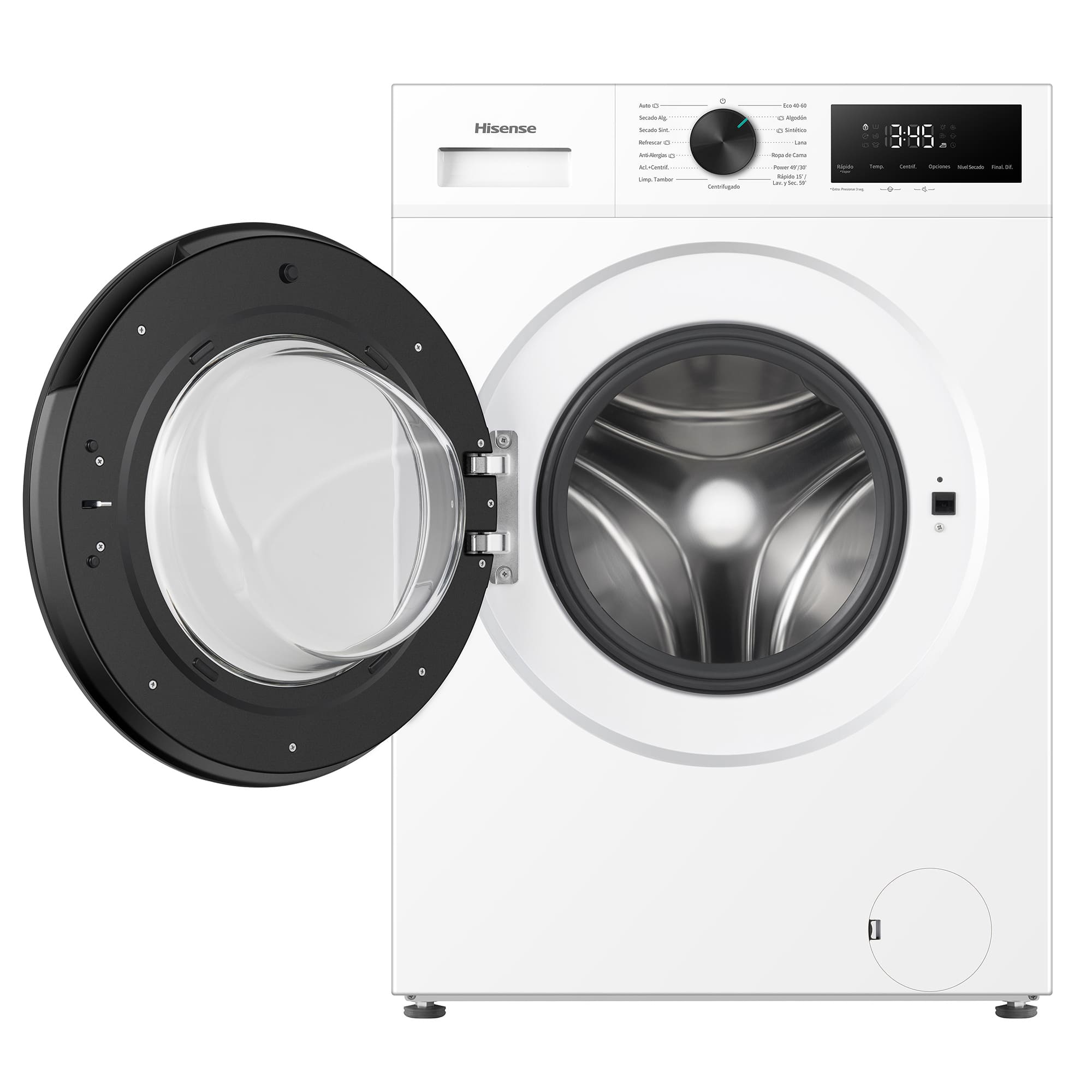 Hisense - WD1I1142BWL2 – Lavasecadora De Libre Instalación, Clase D, Capacidad 11 kg/7 kg, 1400 rpm, Color Blanco