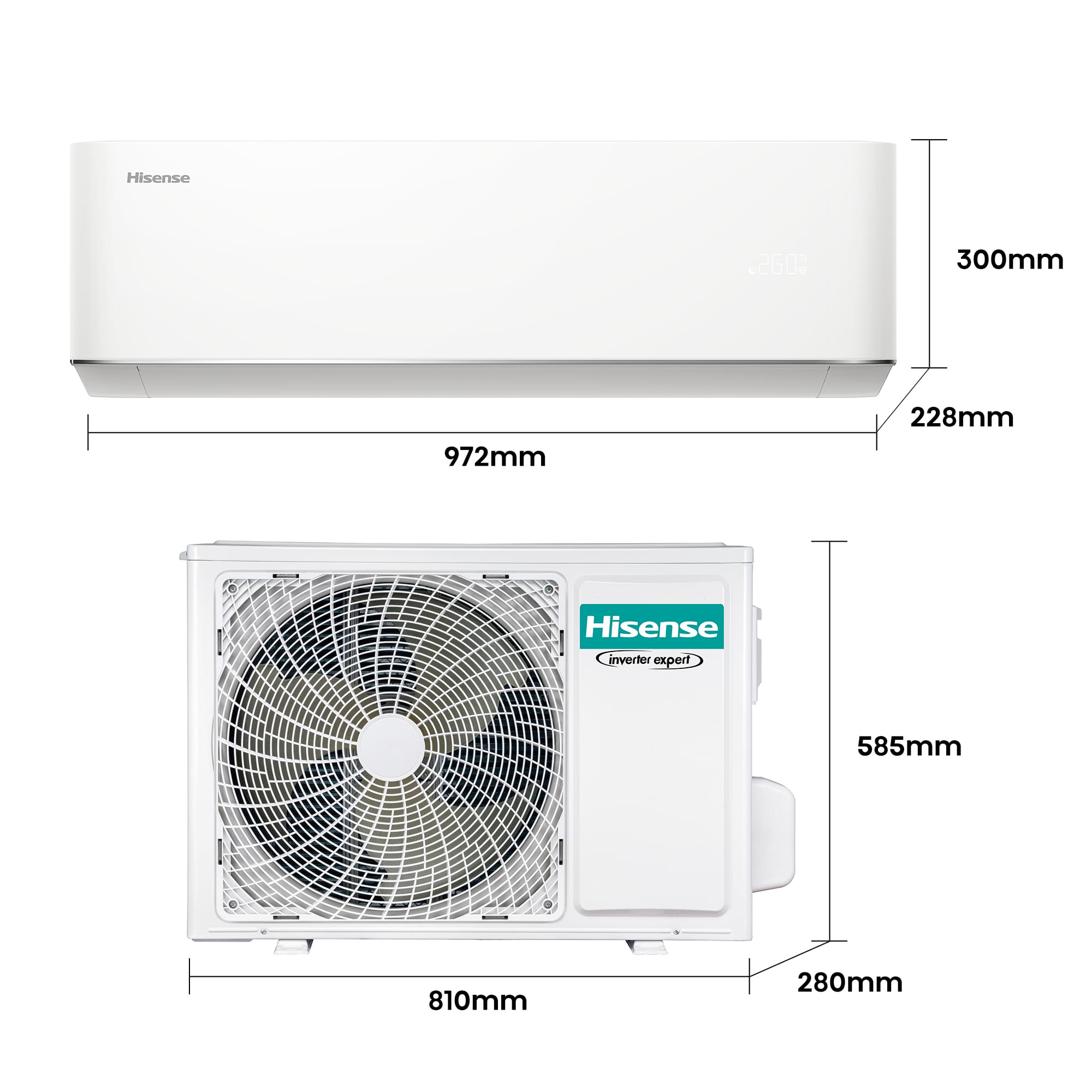 Hisense - Aire acondicionado MAX Comfort Hisense HC50XP00