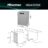 Libre Instalación 60cm HS643B90X – Lavavajillas 60Cm De Libre Instalación, Clase B, Capacidad 15 Serv., Color Inox