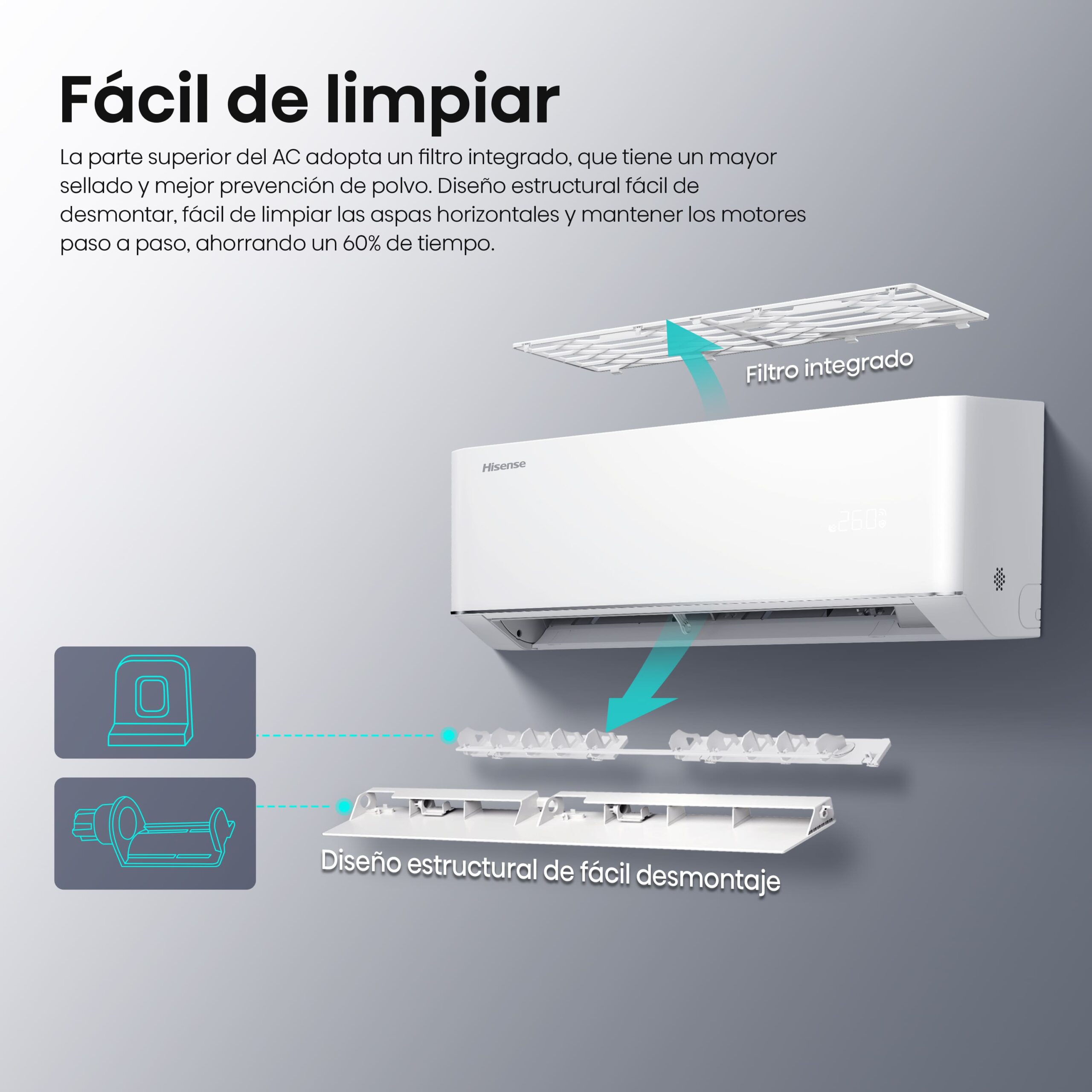Hisense - Aire acondicionado MAX Comfort MULTI Hisense 2AMW52HC912