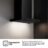 Decorativas de Pared CH6T6226B – Campana T Invertida 60Cm, Clase A+, Capacidad 446M³/H, Color Negro