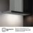 Decorativas de Pared CH9T6226XGB – Campana T Invertida 90Cm, Clase A+, Capacidad 446M³/H, Color Inox