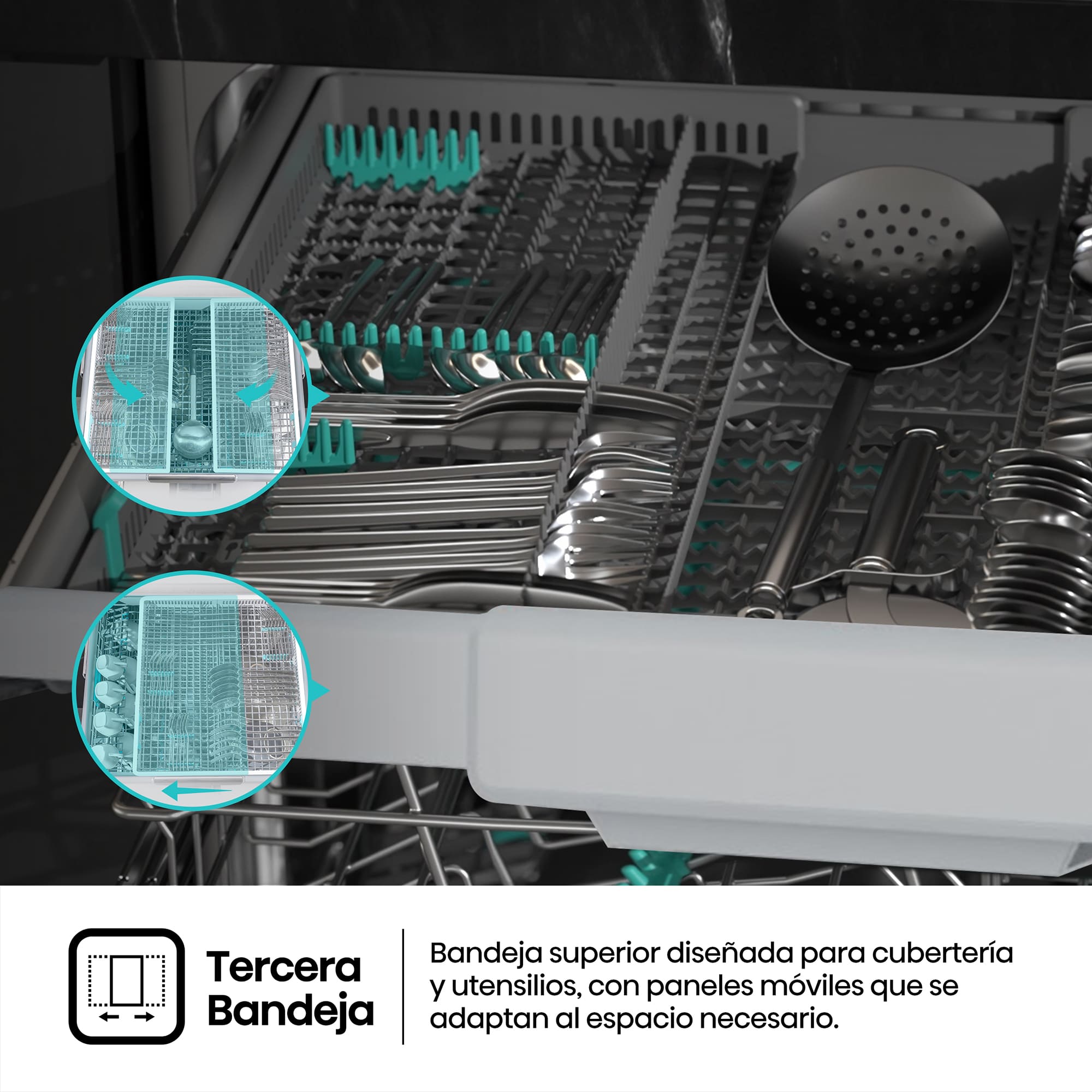 Hisense - HS663A90WUK – Lavavajillas 60Cm De Libre Instalación, Clase A, Capacidad 16 Serv., Color Blanco