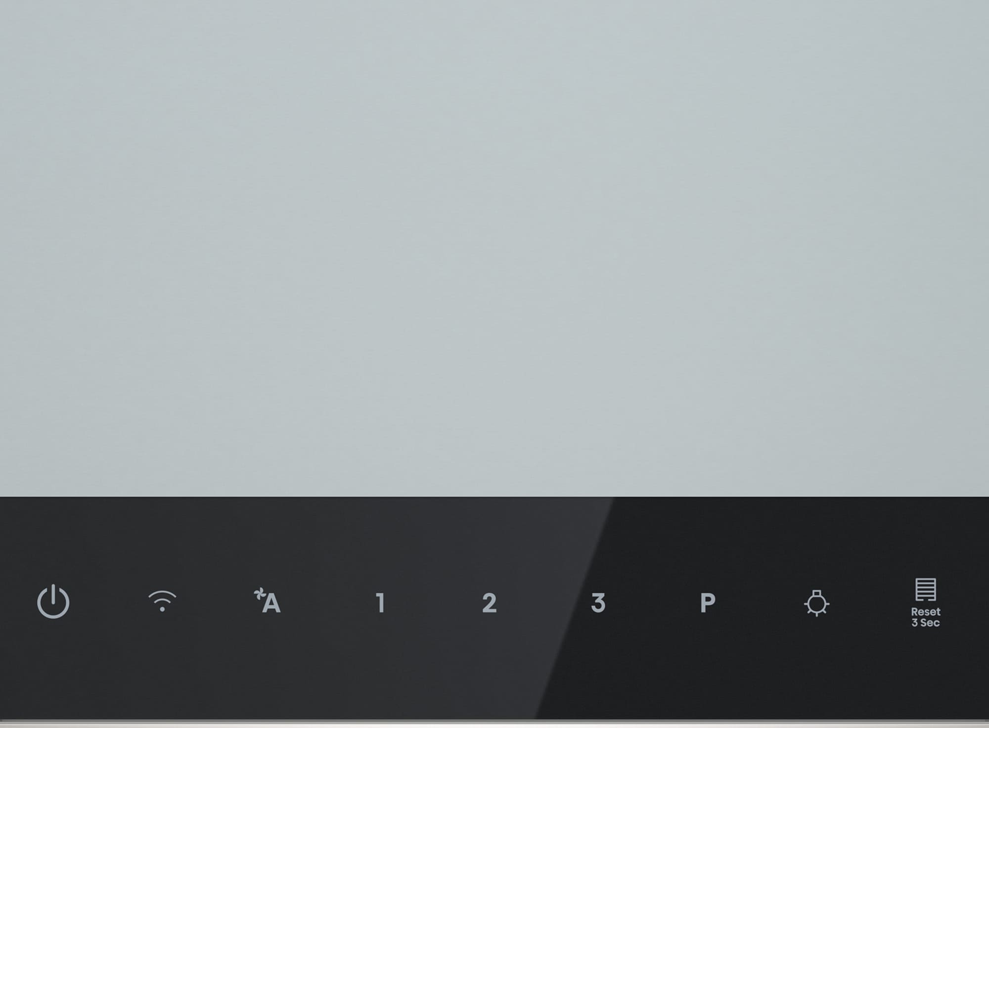 Hisense - CH9T6226XGB – Campana T Invertida 90Cm, Clase A+, Capacidad 446M³/H, Color Inox
