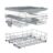 Libre Instalación 60cm HS643B90W – Lavavajillas 60Cm De Libre Instalación, Clase B, Capacidad 15 Serv., Color Blanco