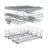 Libre Instalación 60cm HS643B90X – Lavavajillas 60Cm De Libre Instalación, Clase B, Capacidad 15 Serv., Color Inox