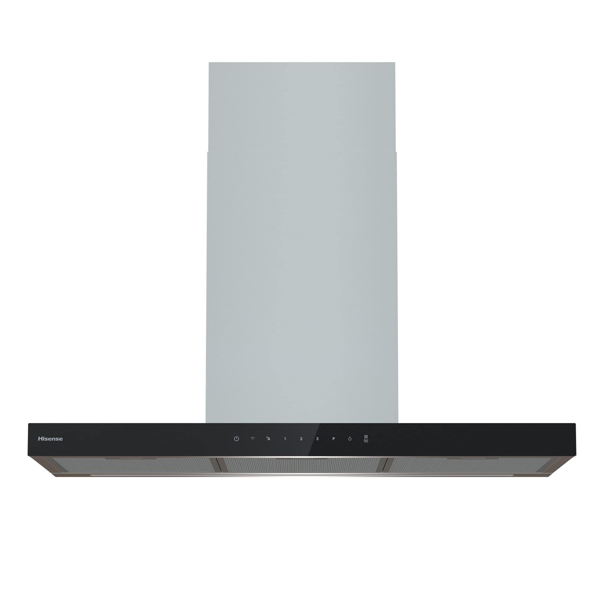 Hisense - CH9T6226XGB – Campana T Invertida 90Cm, Clase A+, Capacidad 446M³/H, Color Inox