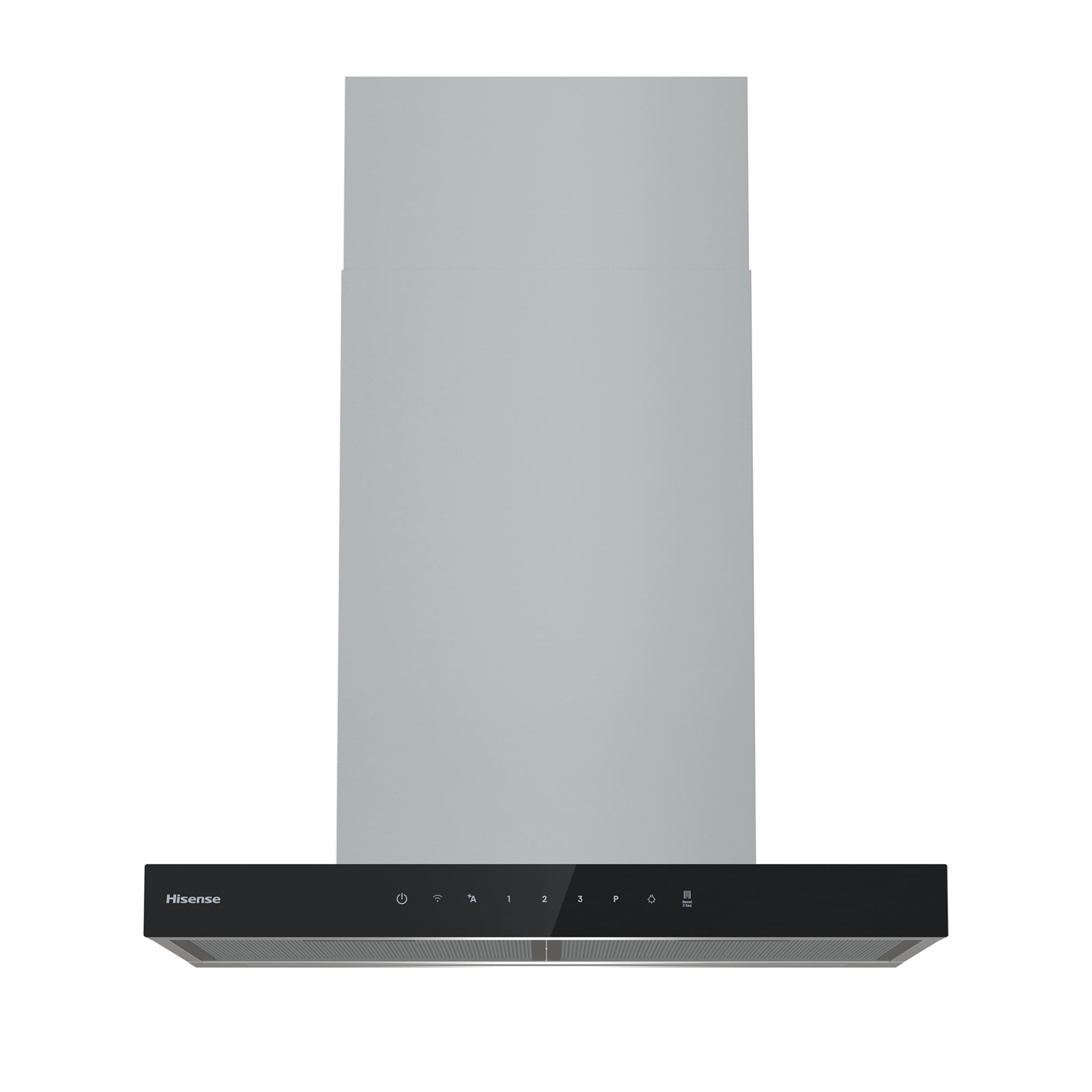 Hisense - CH6T6226XGB – Campana T Invertida 60Cm, Clase A+, Capacidad 446M³/H, Color Inox