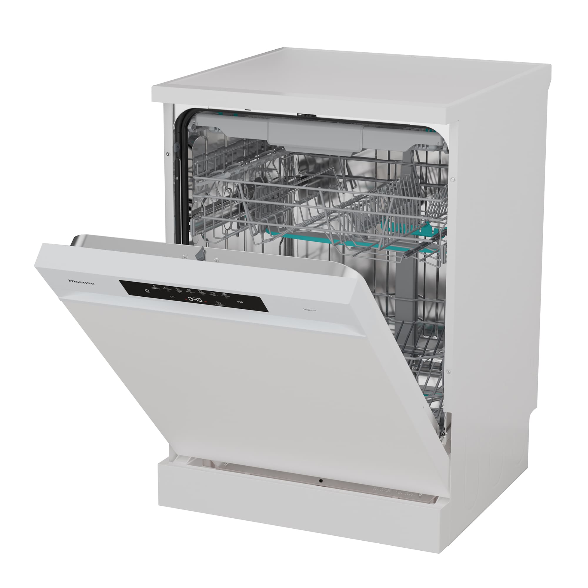 Hisense - HS643B90W – Lavavajillas 60Cm De Libre Instalación, Clase B, Capacidad 15 Serv., Color Blanco
