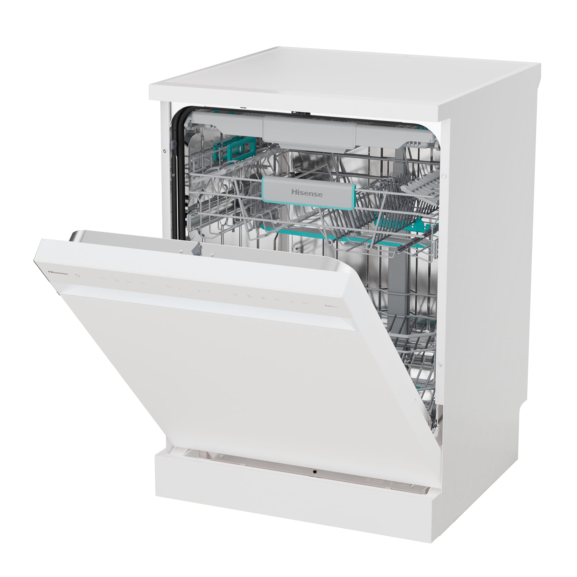 Hisense - HS663A90WUK – Lavavajillas 60Cm De Libre Instalación, Clase A, Capacidad 16 Serv., Color Blanco