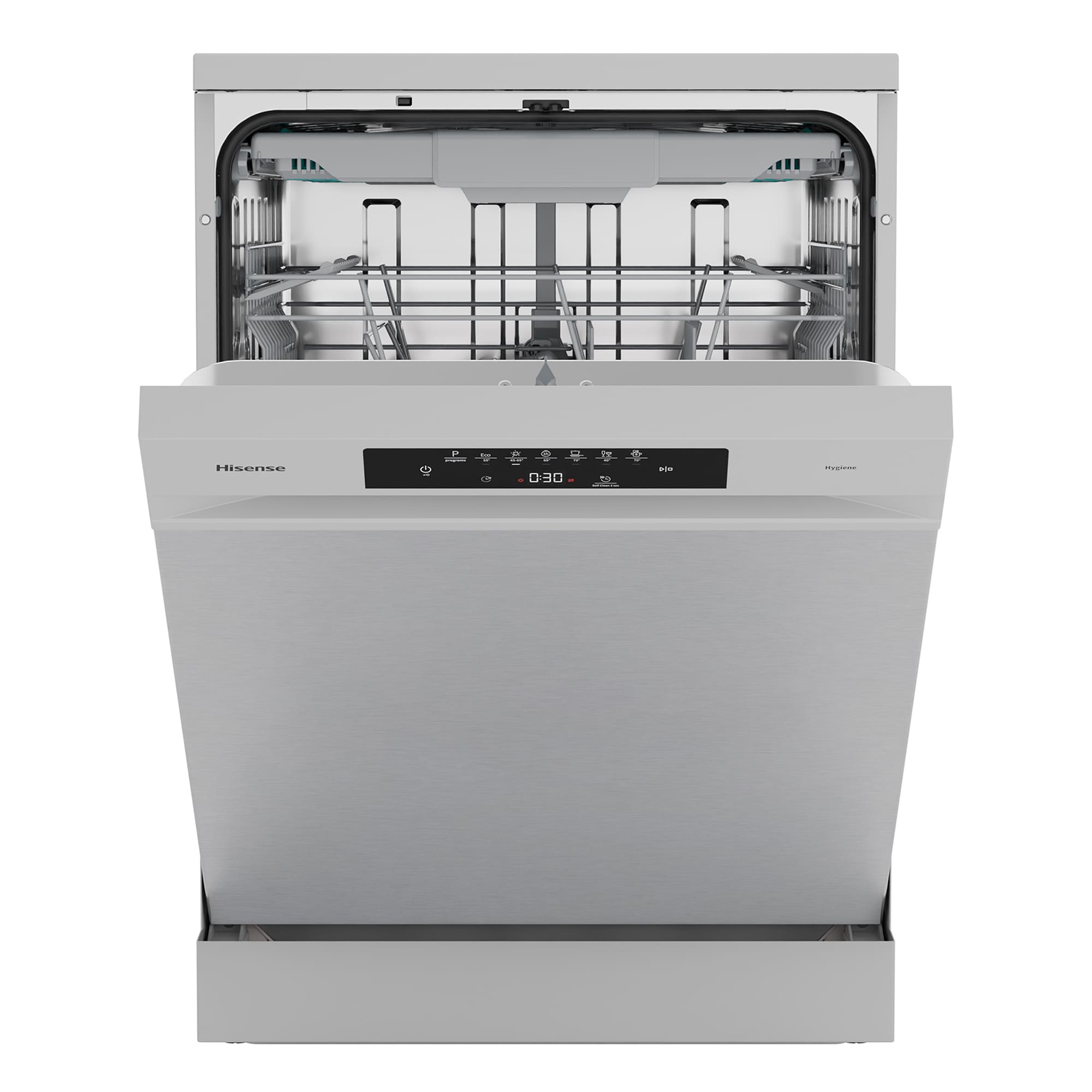 Hisense - HS643B90X – Lavavajillas 60Cm De Libre Instalación, Clase B, Capacidad 15 Serv., Color Inox