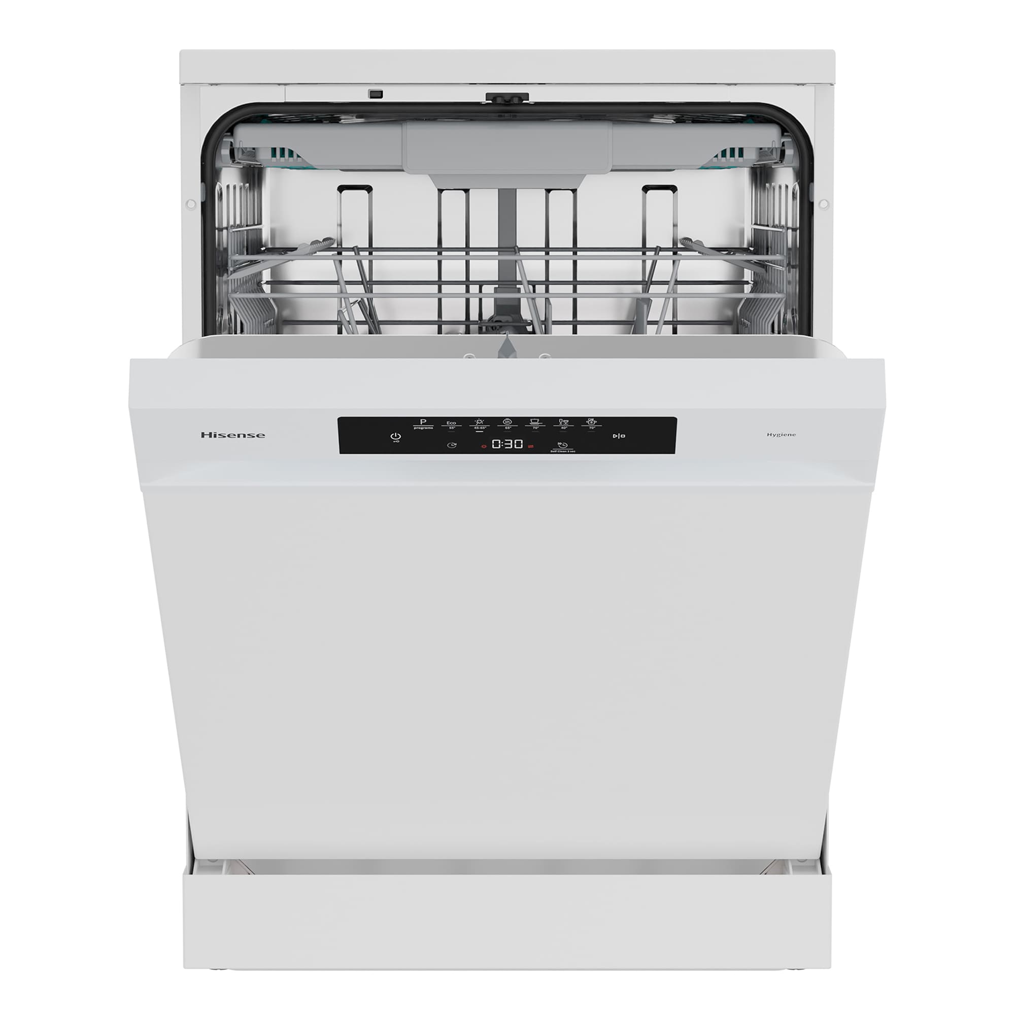 Hisense - HS643B90W – Lavavajillas 60Cm De Libre Instalación, Clase B, Capacidad 15 Serv., Color Blanco