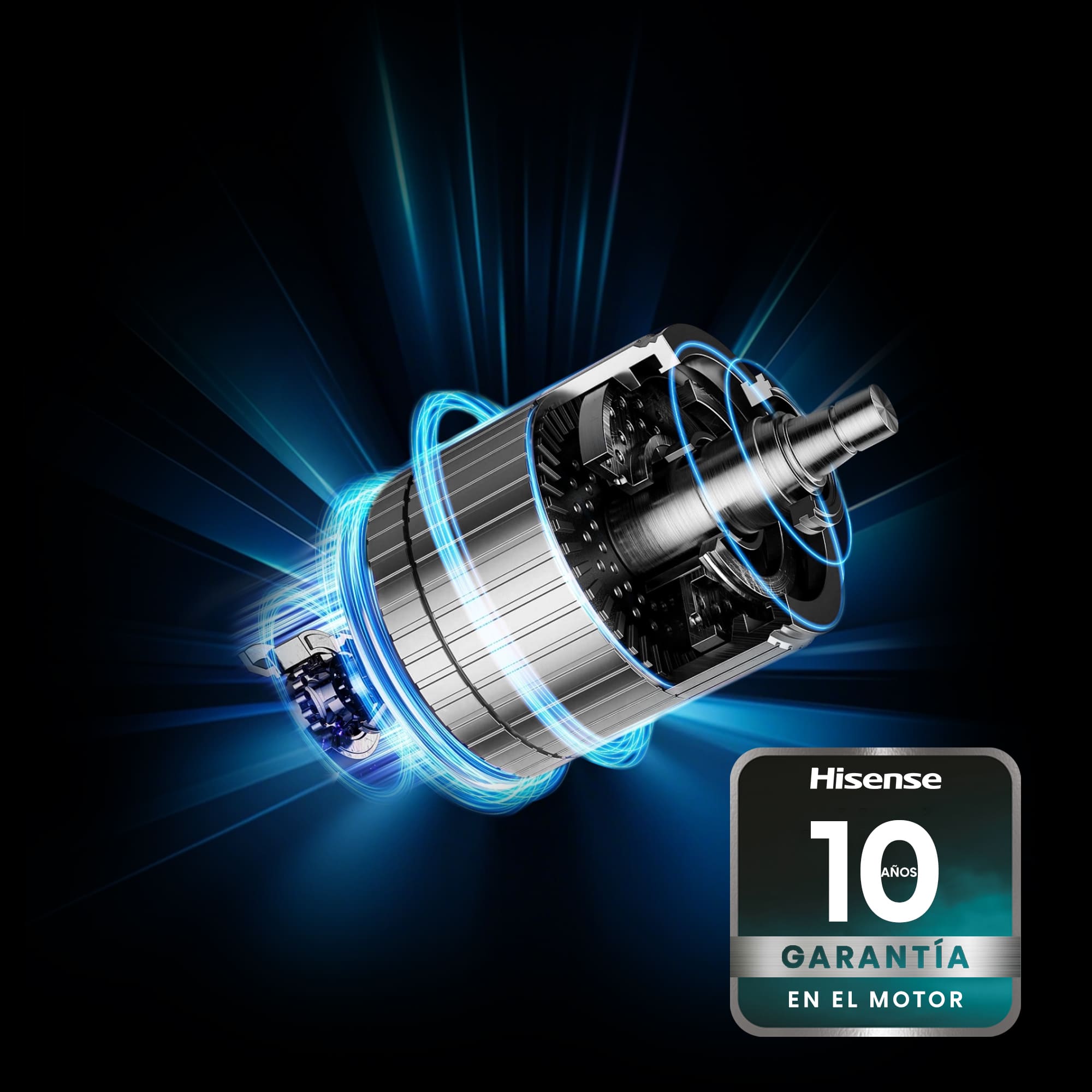 Hisense - WF3S9043BW3 – Lavadora, Clase A, 9 Kg, 1400 rpm, Blanco