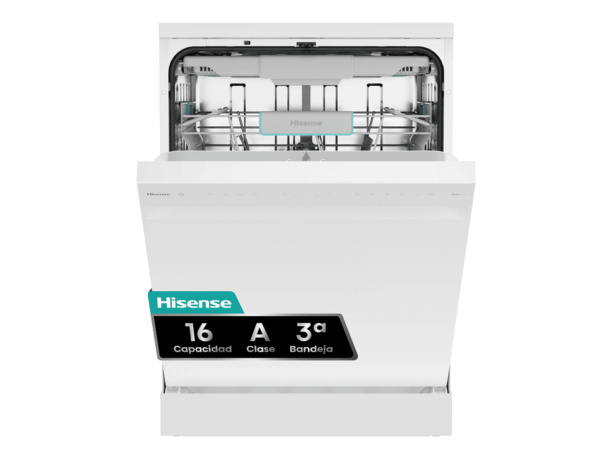 HS663A90WUK - Lavavajillas 60Cm De Libre Instalación, Clase A, Capacidad 16 Serv., Color Blanco