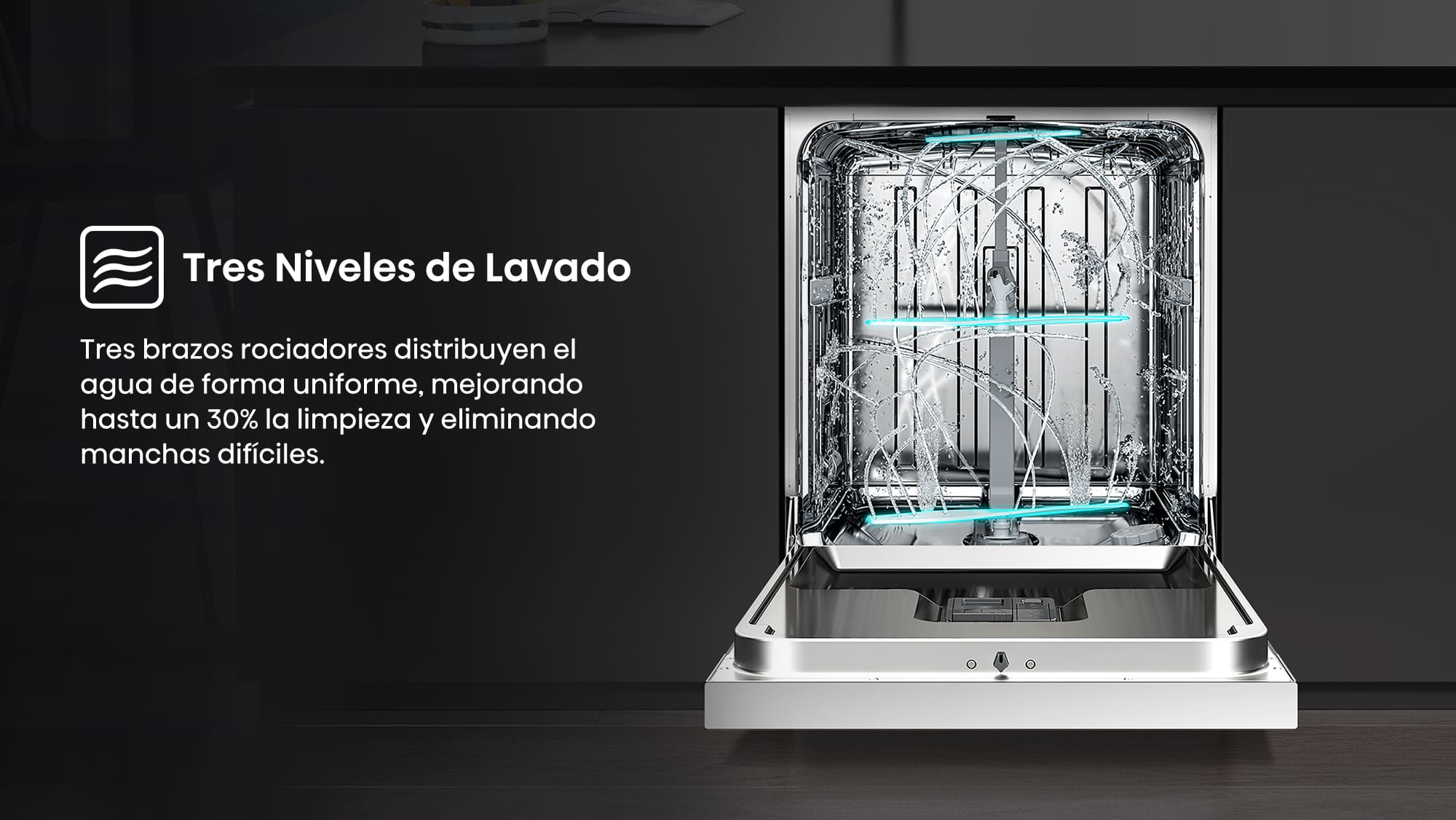 Three-Level-Wash