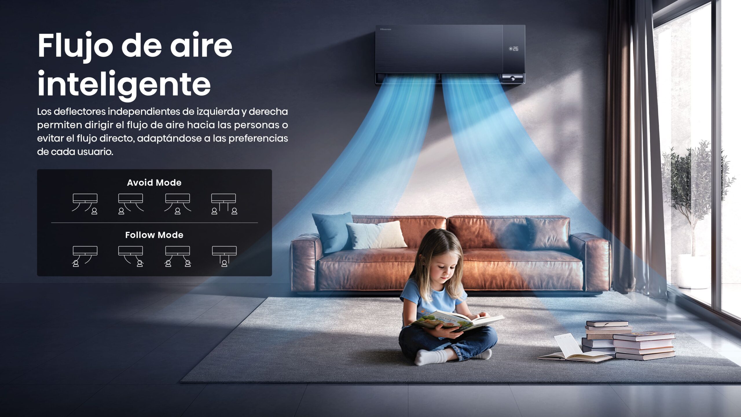 Flujo de aire inteligente