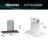 Decorativas de Pared CH9T6226XGB – Campana Extractora Decorativa Tipo T 90Cm, Clase A+, Capacidad 717m³/h, Color Inox