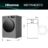 Lavadoras – Secadoras WD1I9042BTF2 – Lavasecadora De Libre Instalación, Clase D, 9 kg/5 kg, 1310 rpm, Silver