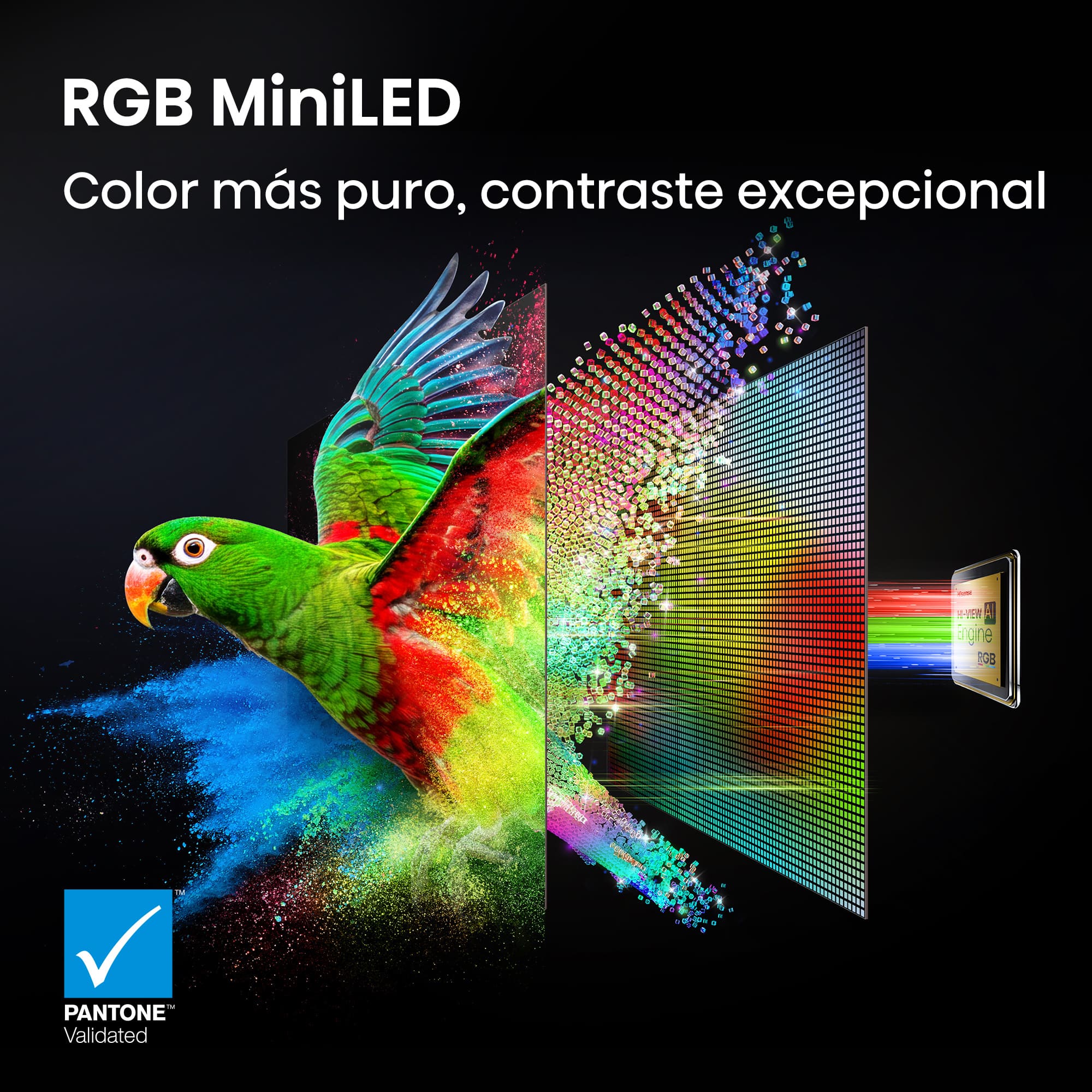 Hisense - Serie UR8 RGB MiniLED Hisense TV 100UR8S