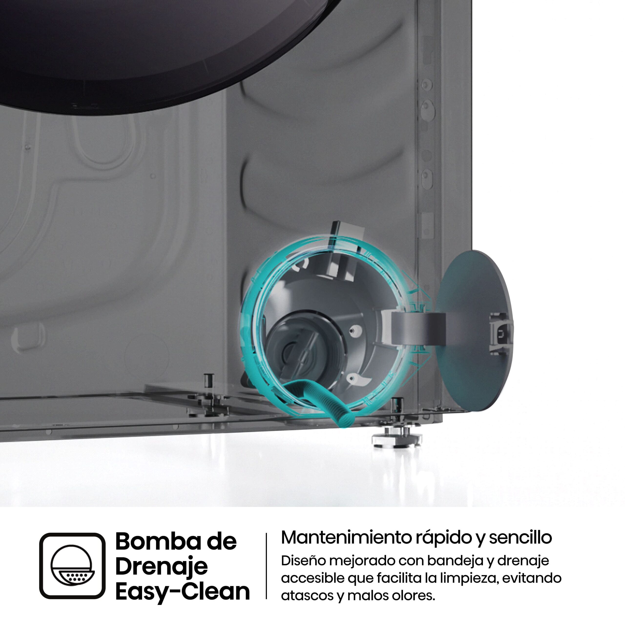 Hisense - WD1I9042BTF2 – Lavasecadora De Libre Instalación, Clase D, 9 kg/5 kg, 1310 rpm, Silver