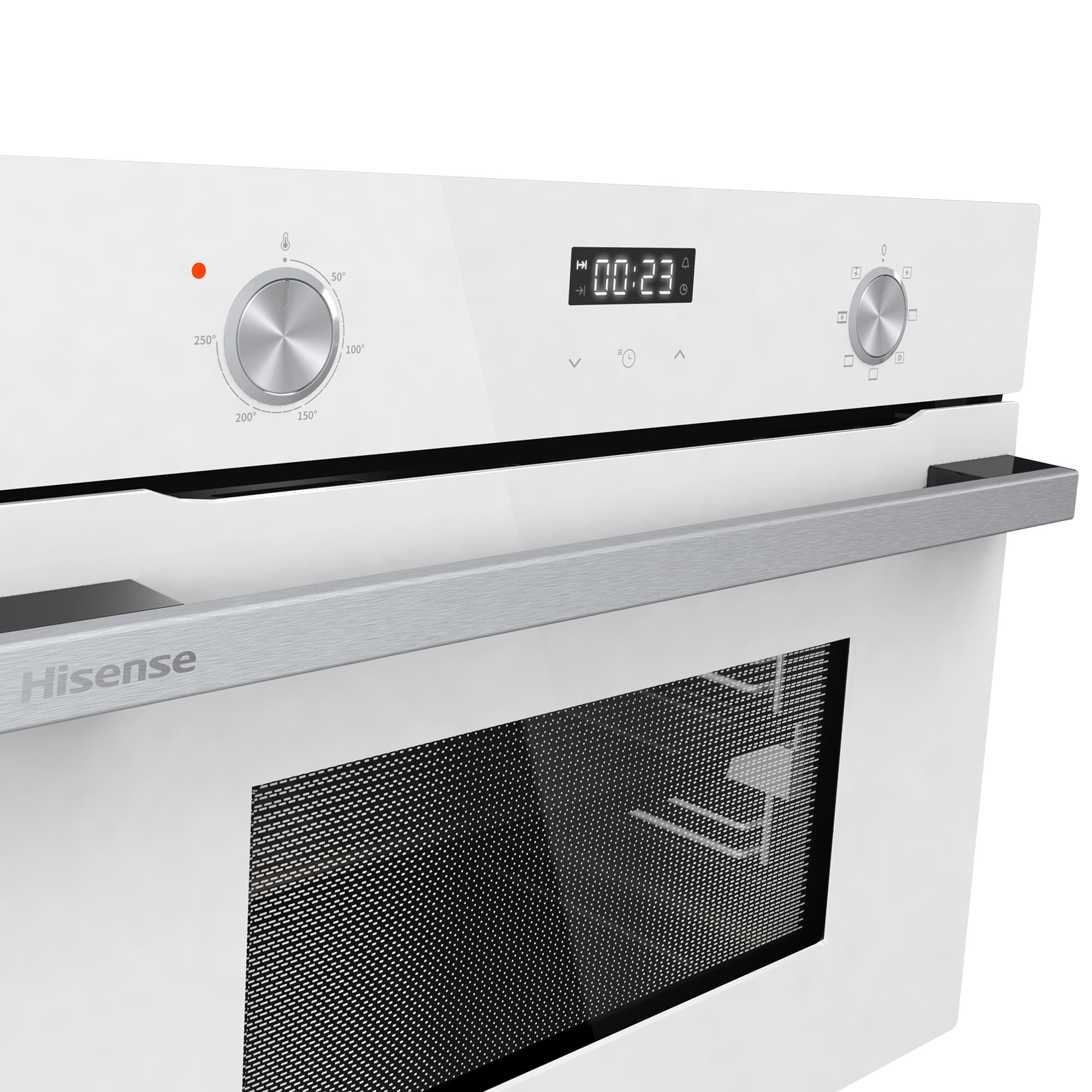 Hisense - BI44221AWG – Horno Compacto, Clase A, Capacidad 49L, Color Cristal Blanco