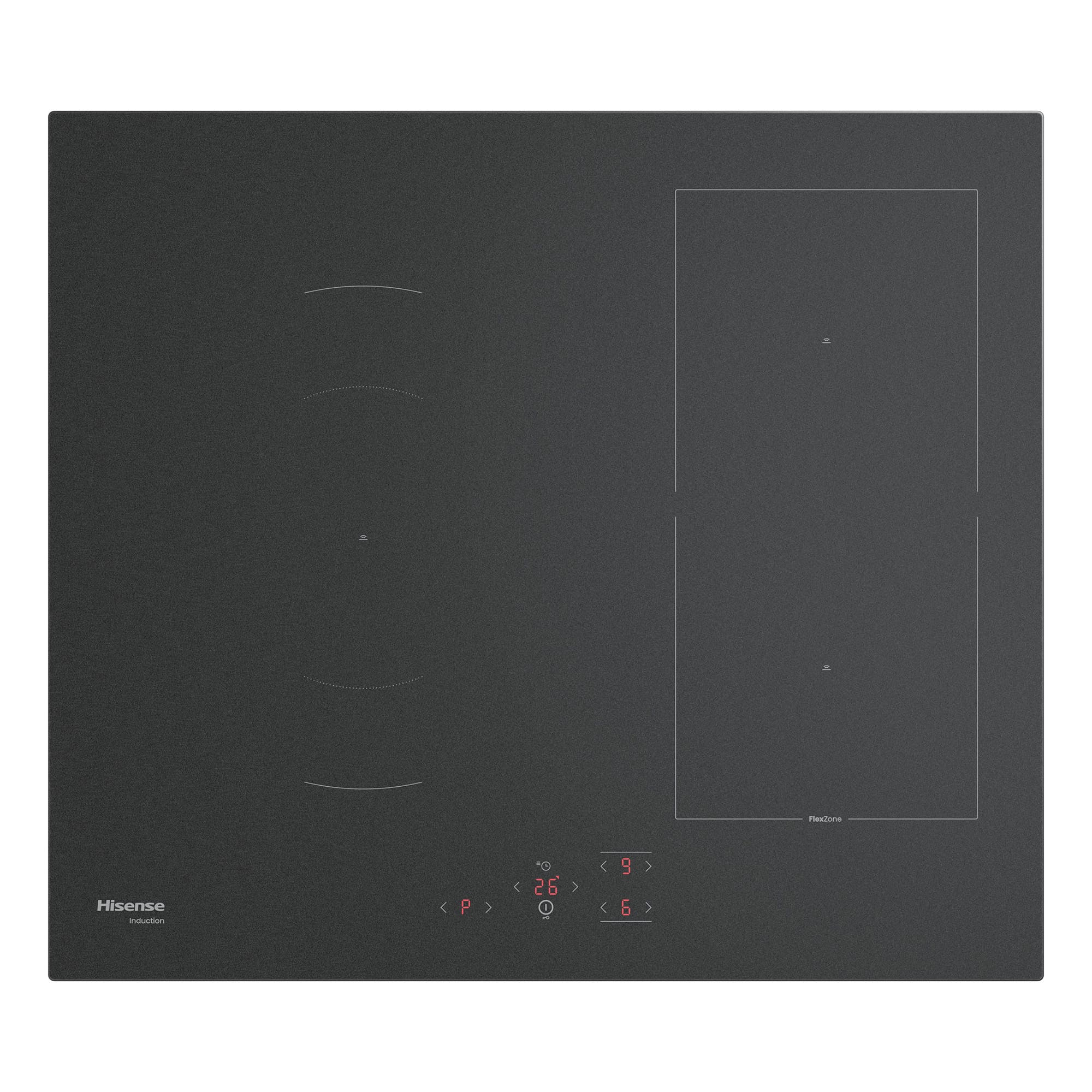 Hisense - HI6321MSC – Placa Inducción Hisense, 4 Zonas, Potencia 7360W, Color Negro Mate