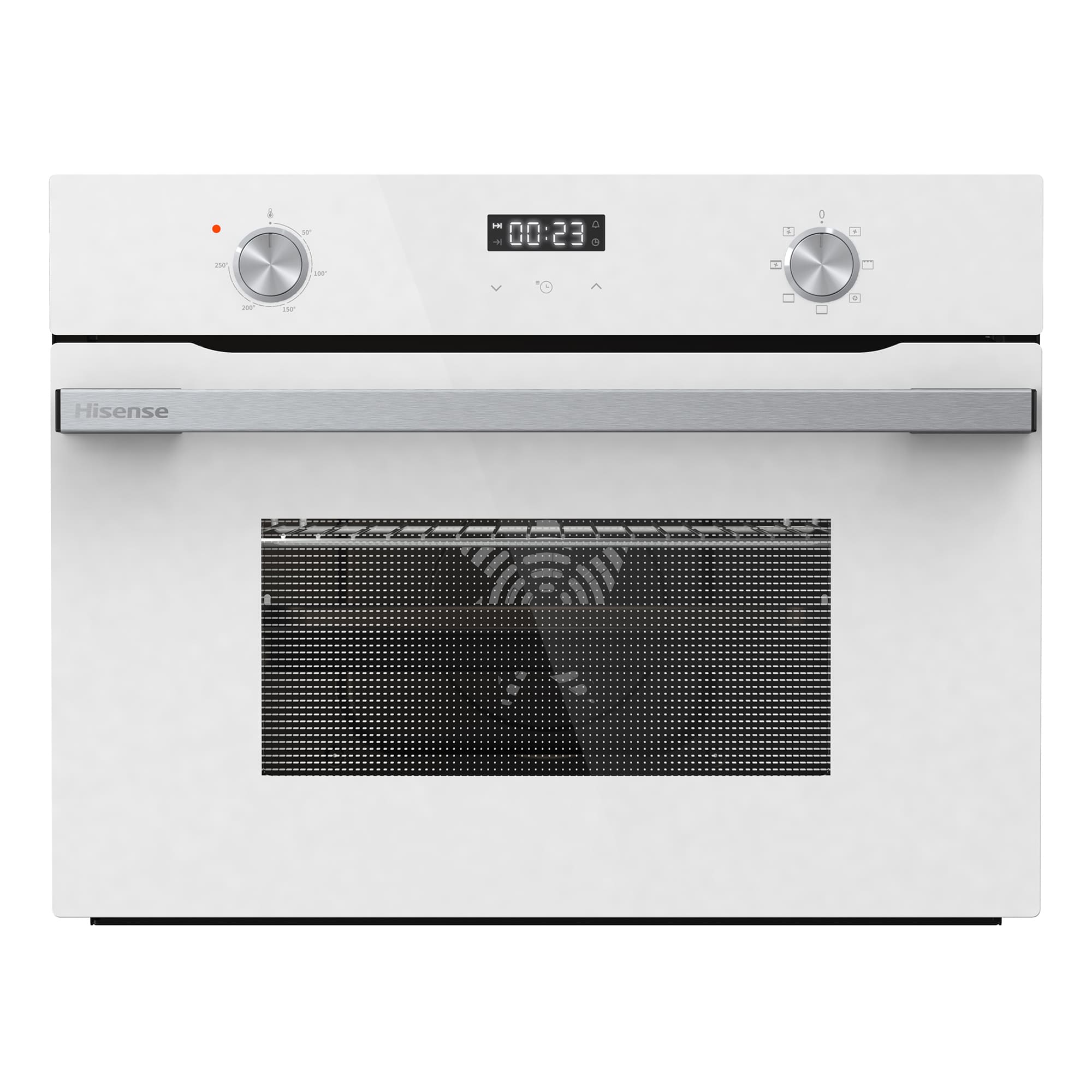 Hisense - BI44221AWG – Horno Compacto, Clase A, Capacidad 49L, Color Cristal Blanco