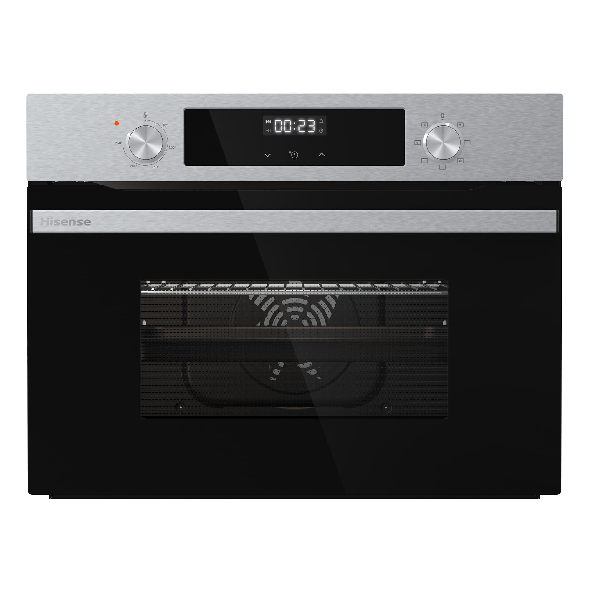 Hisense - BI44221AX – Horno Compacto, Clase A, Capacidad 49L, Color Inox