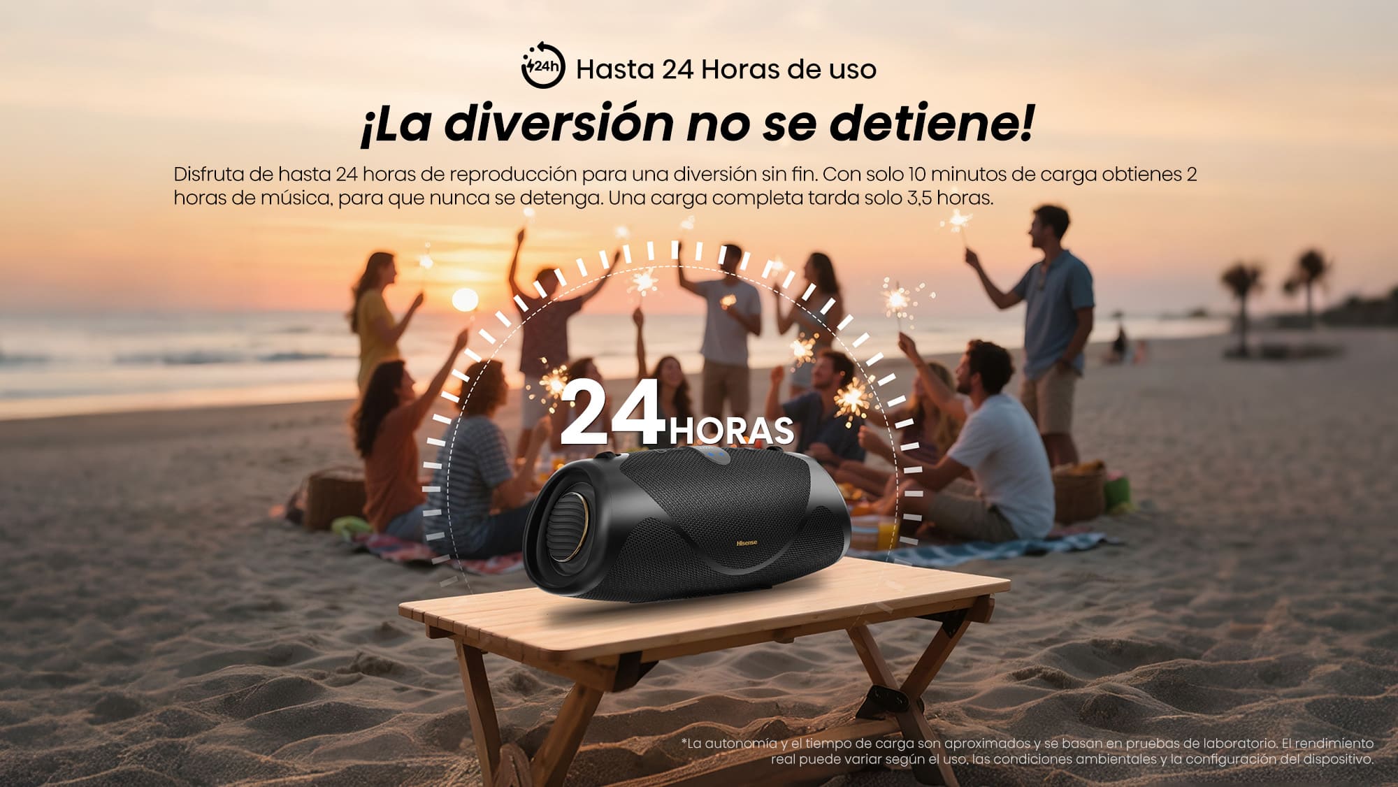 2.Up to 24h of Playback Time