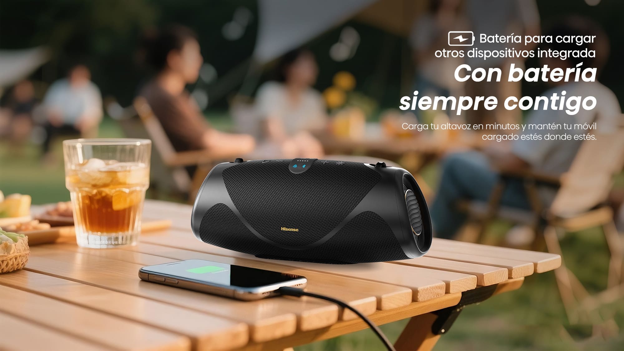 7.Built-in Powerbank