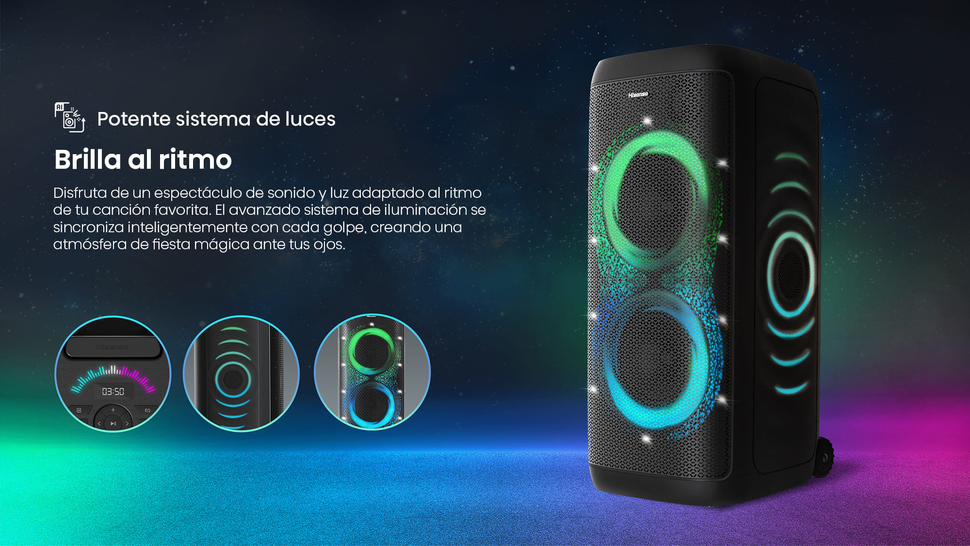 4.Powerful light system