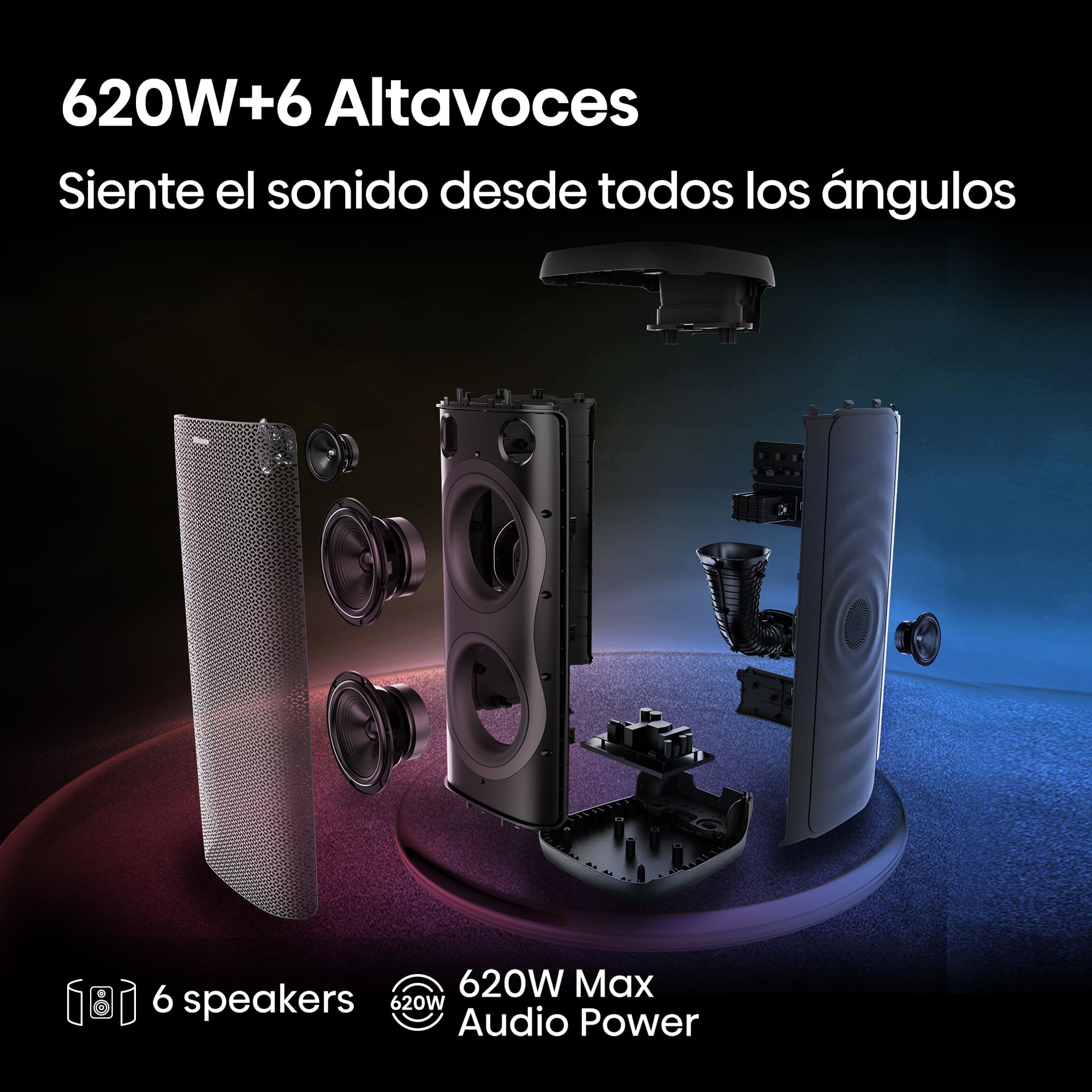 Hisense - Altavoz Pórtatil Hisense Party Thunder