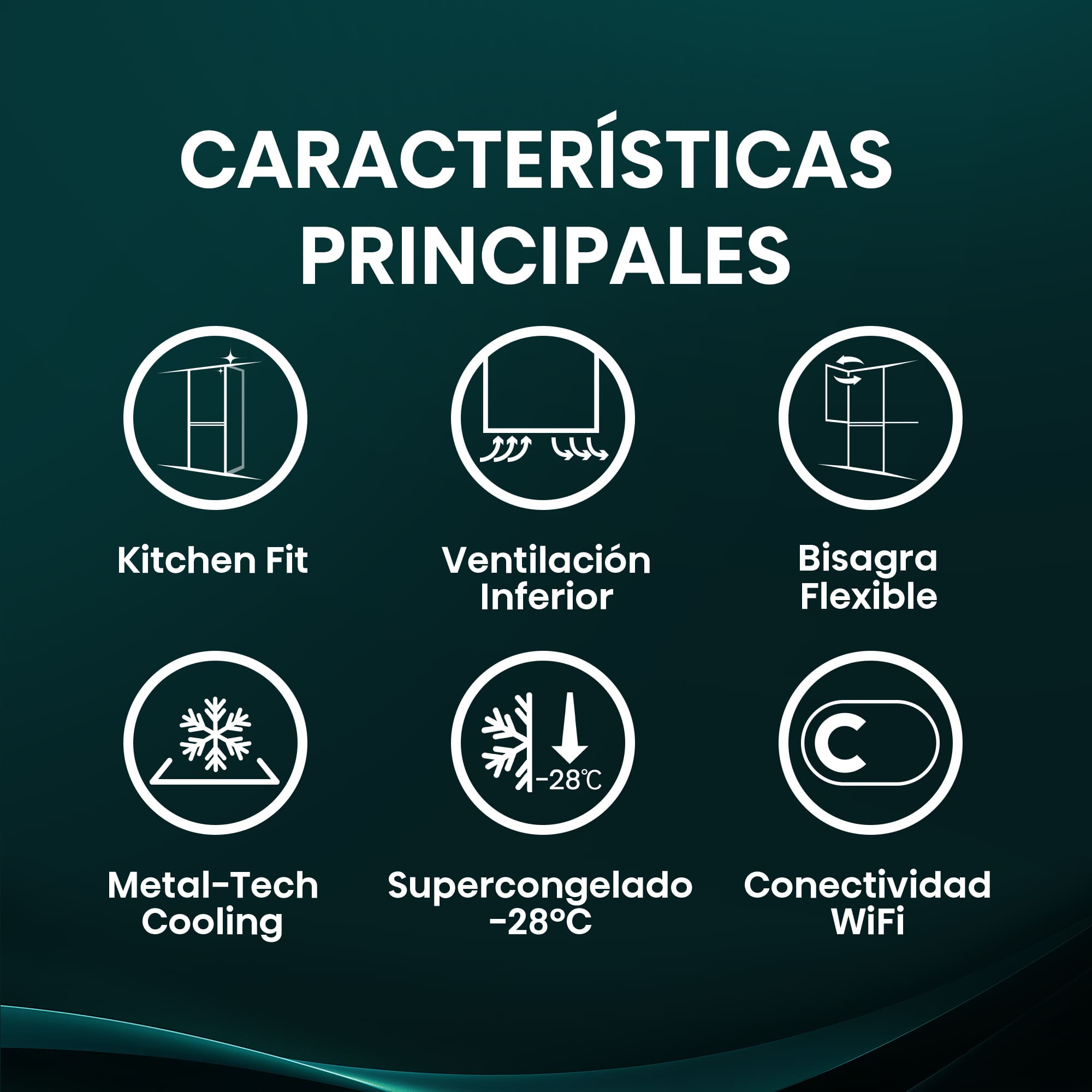 Hisense - RB370K3ASC – Frigorífico Combi 2 Puertas De Kitchenfit, Clase C, Capacidad 365L, Color Inox