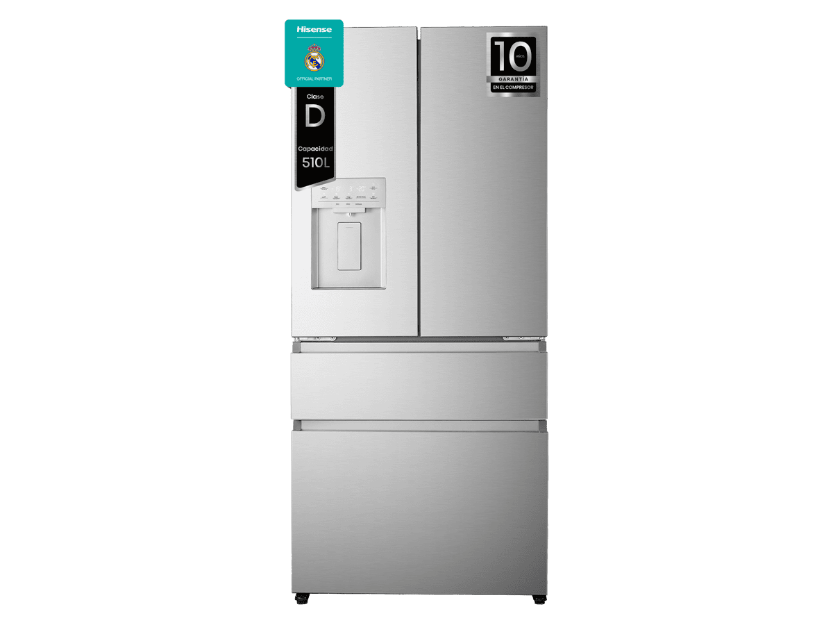 RF512P5SSD - Frigorífico Americano Cajón Francés De Libre Instalación, Clase D, Capacidad 510L, Color Inox