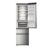 KitchenFit RM360K3ASC1 – Frigorífico Combi 3 Puertas De Kitchenfit, Clase C , Capacidad 365L, Color Inox